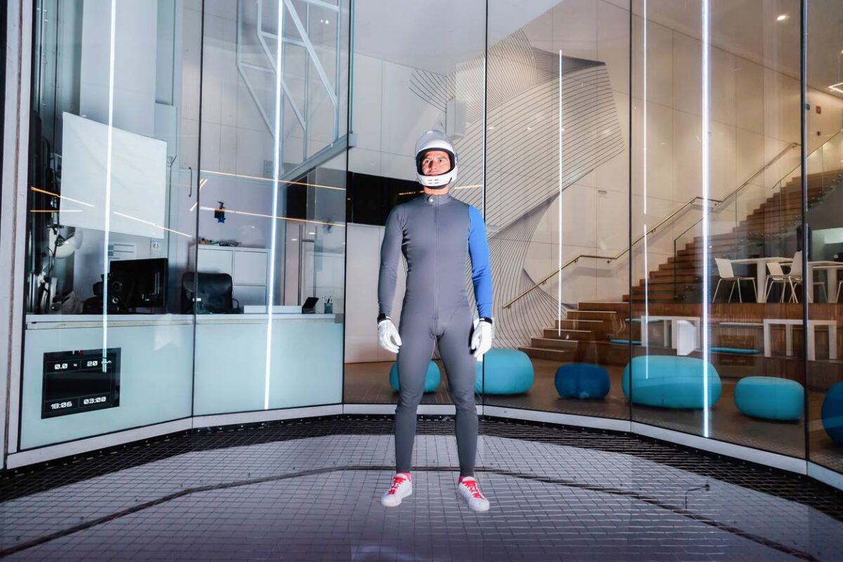 simulateur chute libre