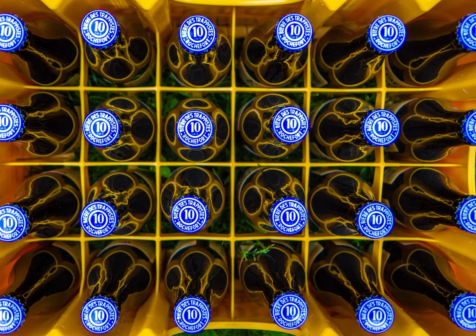 blue lid soda bottles